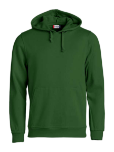 Clique_Basic-Hoddie_Flaschengruen_Vorne