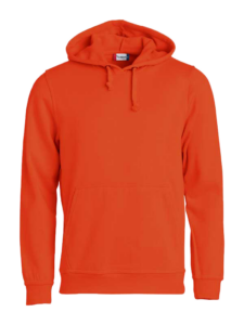 Clique_Basic-Hoddie_Orange_Vorne