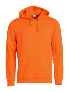 Clique_Basic-Hoddie_Warnschutzorange_vorne